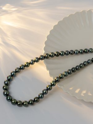 黑蝶珍珠<br>极光孔雀绿<br>9.0-11.8mm