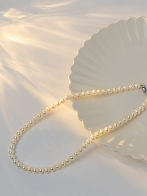 アコヤ真珠<br>無調色<br>6.5-7.0mm