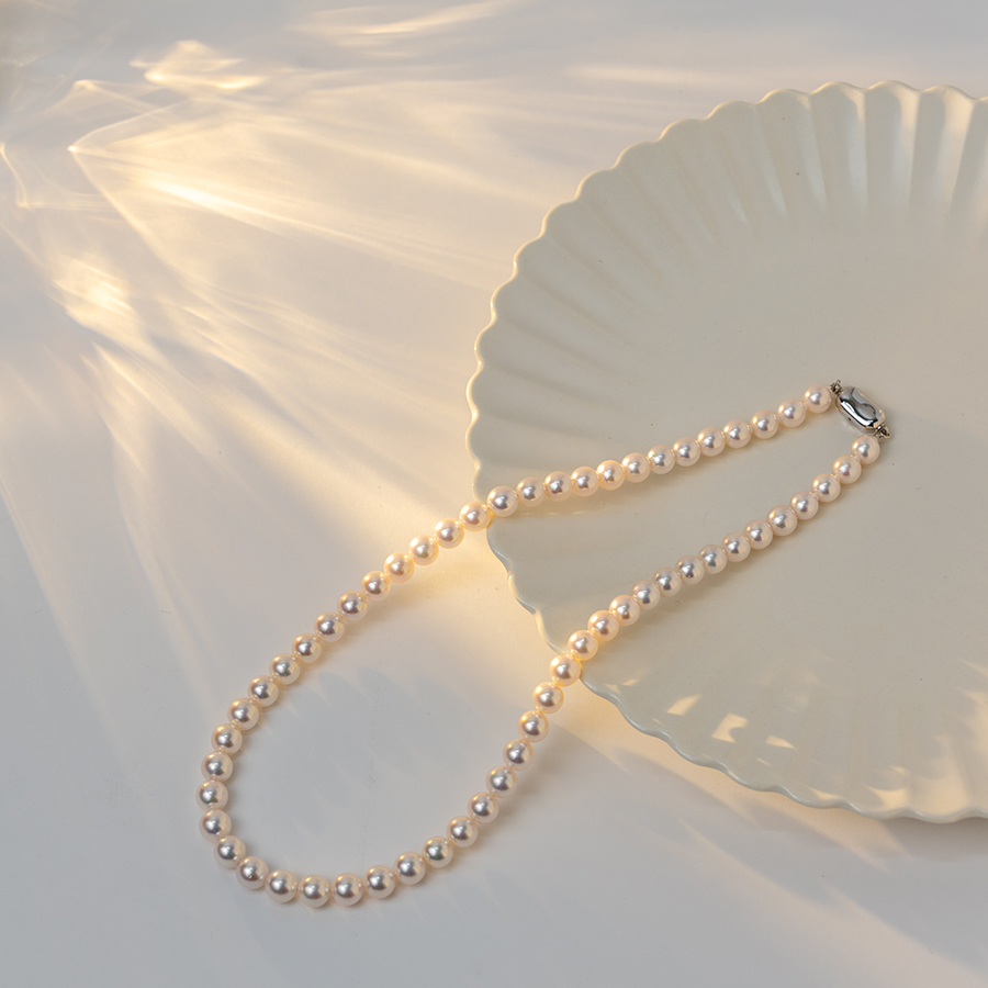 阿古屋珍珠<br>极光高级玫瑰<br>7.0-7.5mm